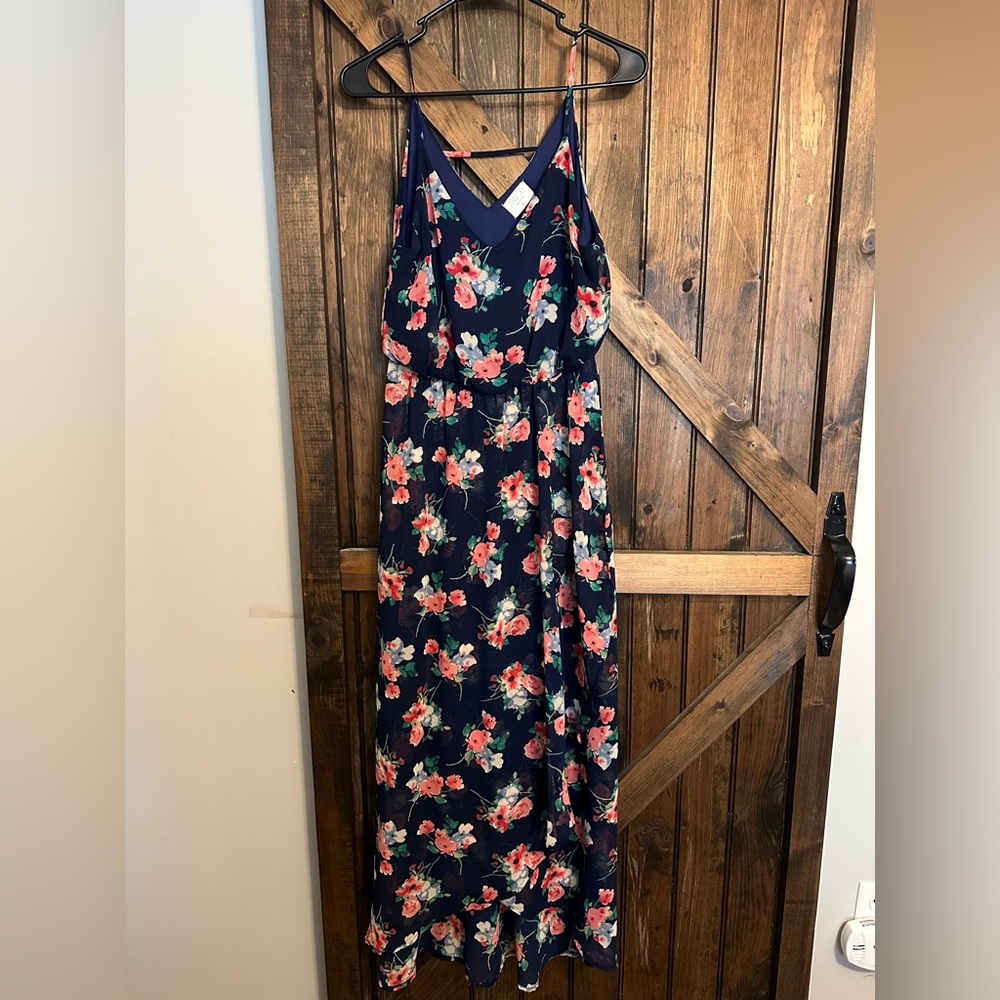 Sienna Sky Floral Navy Dress